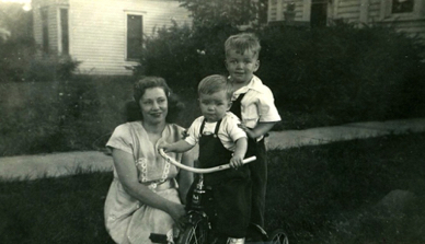 Gail and Boys - Summer 1948 Gail and Boys - Summer 1948