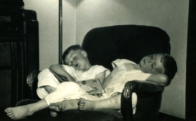 Melvin and Don - ca Christmas 1951 Melvin and Don - ca Christmas 1951