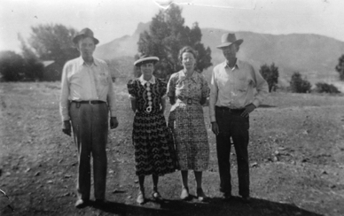 Nora and Rosa in Santa Rita- ca 1942 Nora and Rosa in Santa Rita- ca 1942